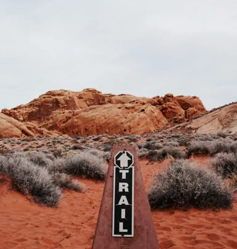 Trail sign post pointing the way when doubt about God creeps in.